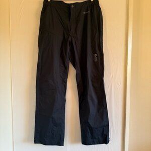 Mountain Hardware Gore Tex Black Rain Pants Men’s Size M